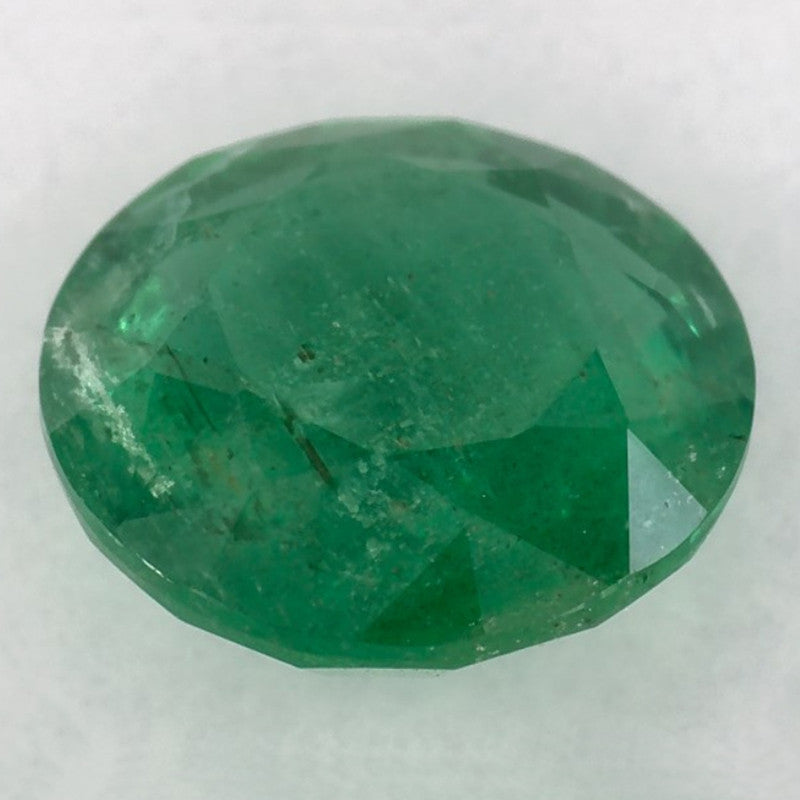 1.58 Carat Round Natural Green Emerald