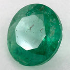 1.64 Carat Round Natural Green Emerald