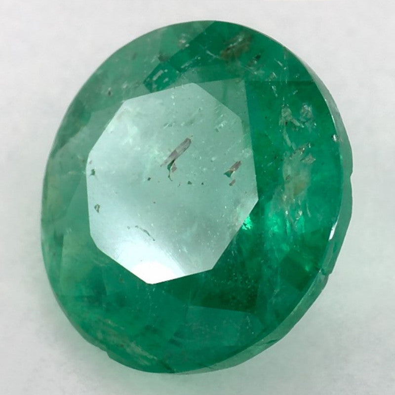 1.64 Carat Round Natural Green Emerald