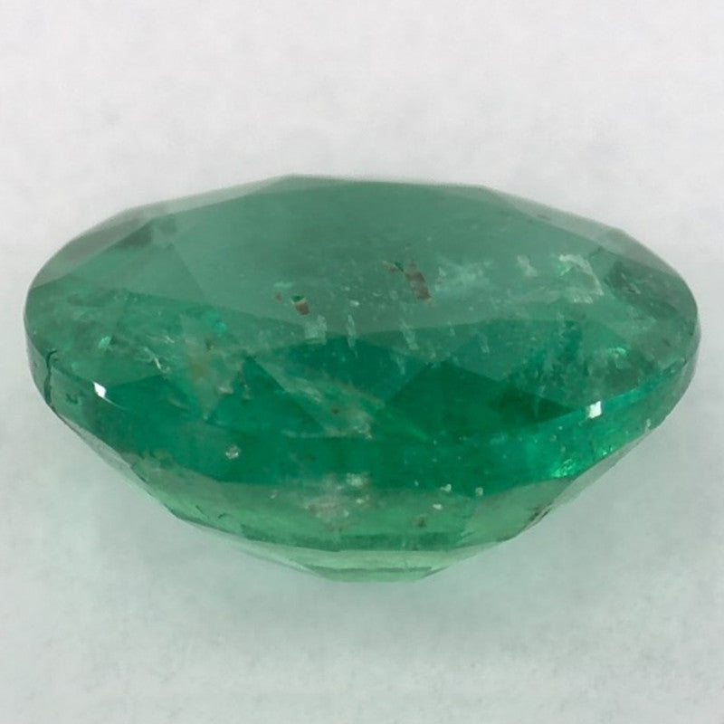 1.64 Carat Round Natural Green Emerald