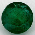 2.34 Carat Round Natural Green Emerald