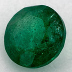 2.34 Carat Round Natural Green Emerald
