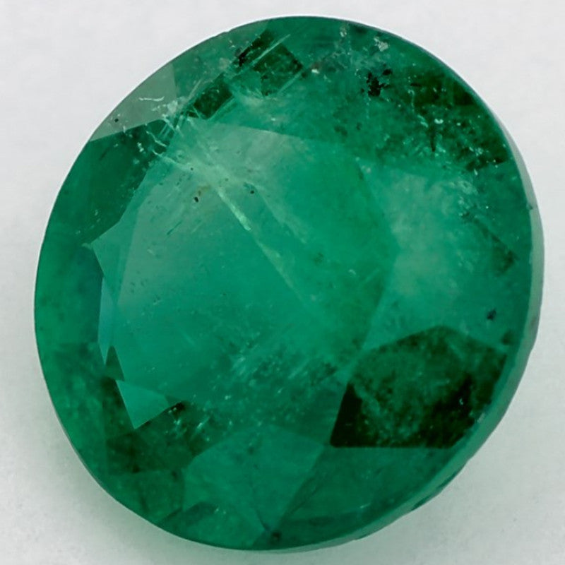 2.16 Carat Round Natural Green Emerald