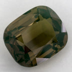 2.92 Carat Cushion Natural Green Sapphire