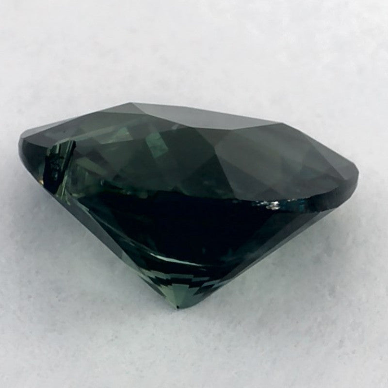 1.31 Carat Heart Natural Green Sapphire