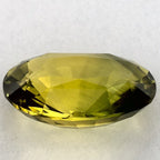 1.63 Carat Oval Natural Green Sapphire
