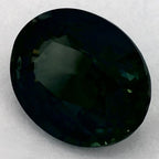 1.81 Carat Oval Natural Green Sapphire