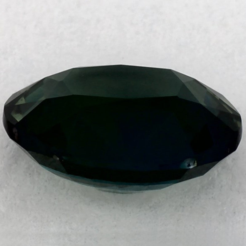 1.81 Carat Oval Natural Green Sapphire