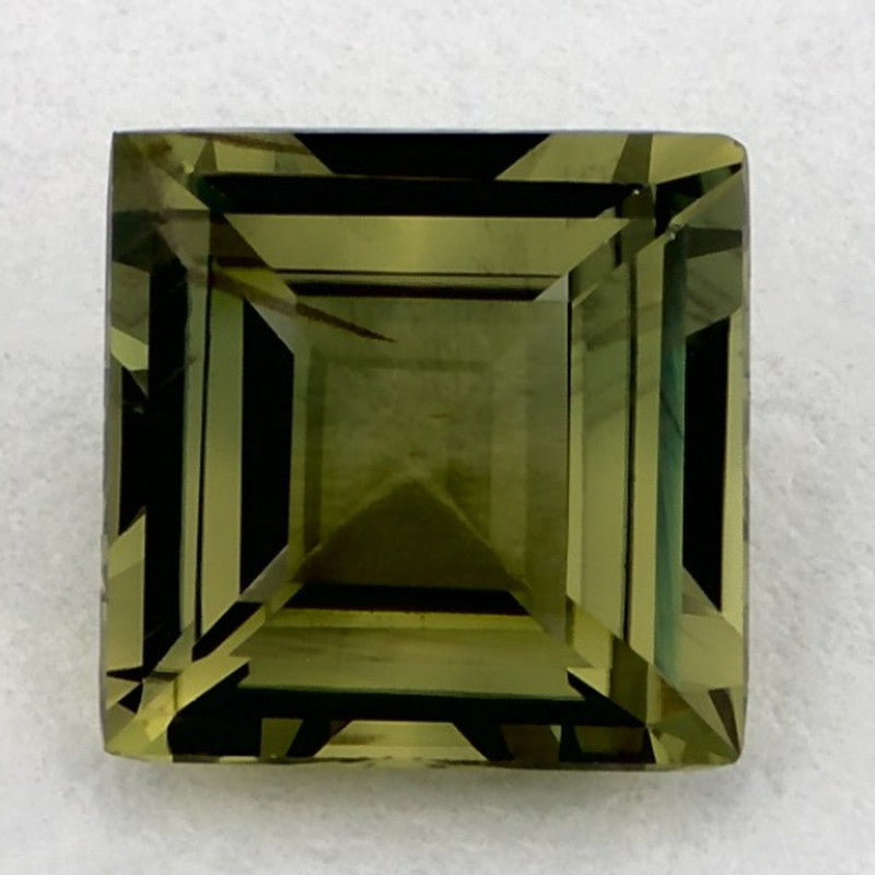 1.49 Carat Princess Natural Green Sapphire
