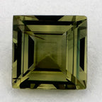 1.49 Carat Princess Natural Green Sapphire