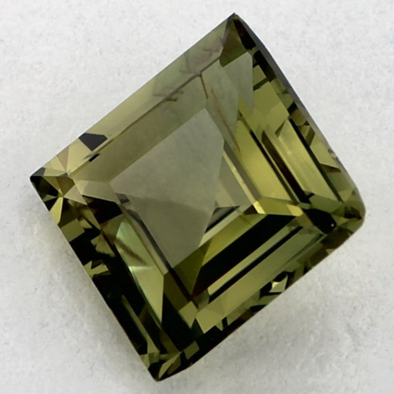 1.49 Carat Princess Natural Green Sapphire
