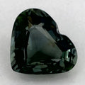 1.04 Carat Heart Natural Green Sapphire