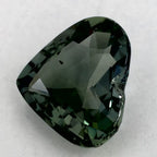 1.04 Carat Heart Natural Green Sapphire