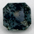 1.10 Carat Radiant Natural Green Sapphire