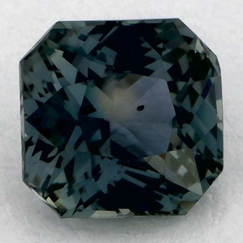 1.10 Carat Radiant Natural Green Sapphire
