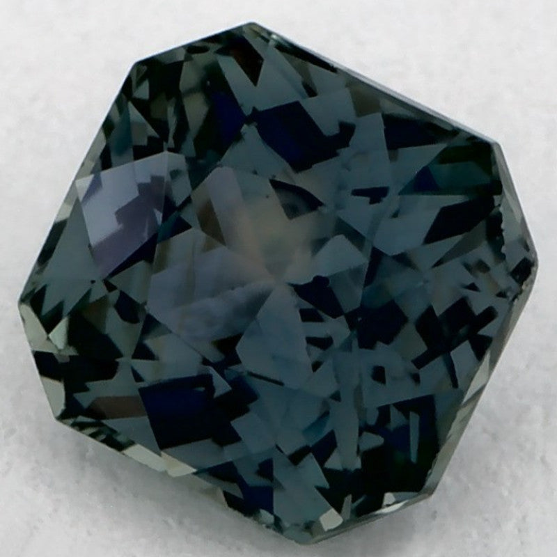 1.10 Carat Radiant Natural Green Sapphire