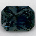 1.24 Carat Radiant Natural Green Sapphire