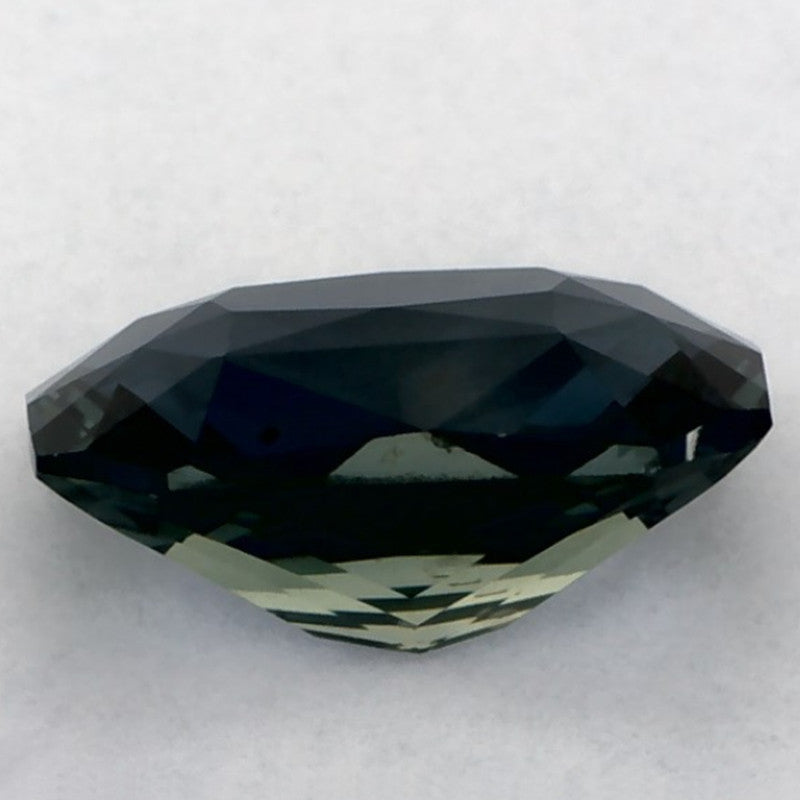 1.24 Carat Radiant Natural Green Sapphire