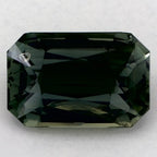 1.38 Carat Radiant Natural Green Sapphire