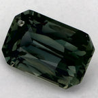 1.38 Carat Radiant Natural Green Sapphire