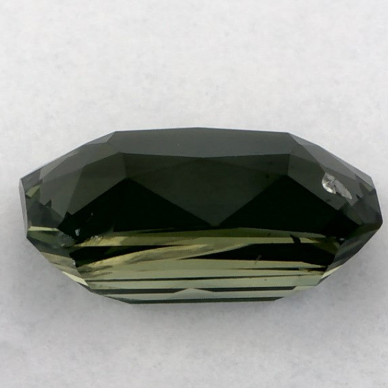 1.38 Carat Radiant Natural Green Sapphire