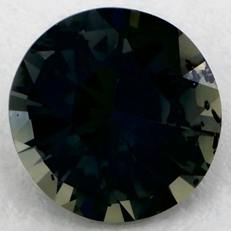1.16 Carat Round Natural Green Sapphire
