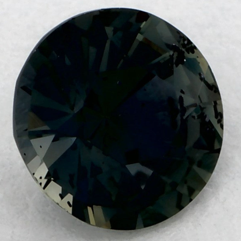 1.16 Carat Round Natural Green Sapphire