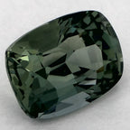 1.00 Carat Cushion Natural Green Sapphire