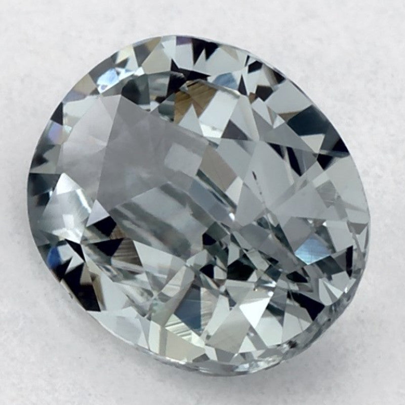 0.94 Carat Oval Natural Green Sapphire