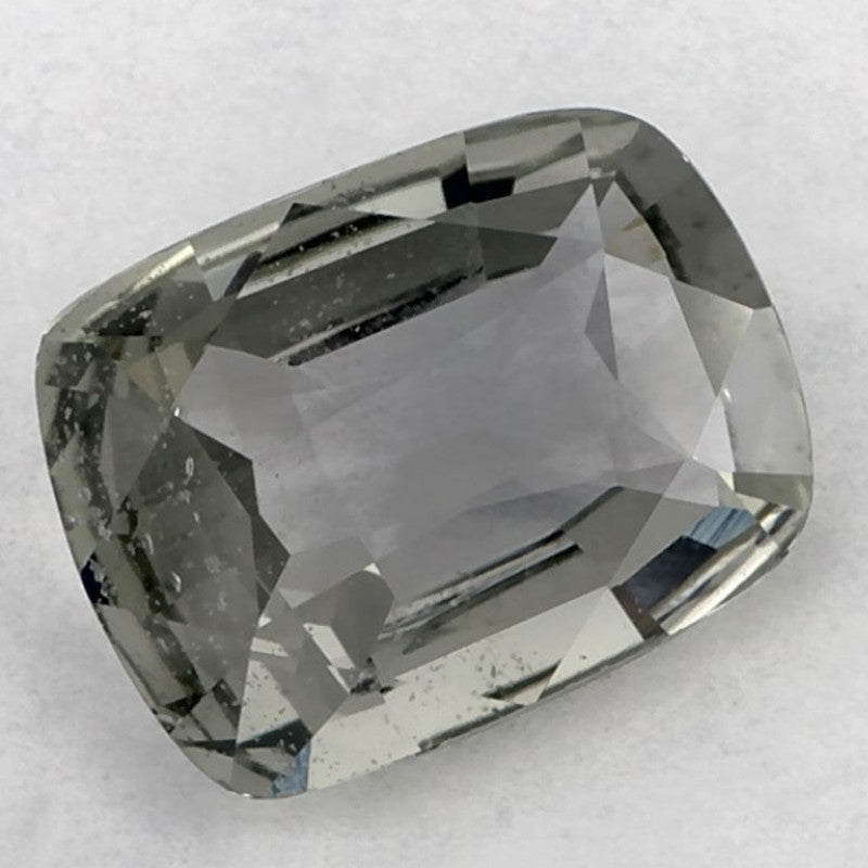 1.37 Carat Cushion Natural Green Sapphire