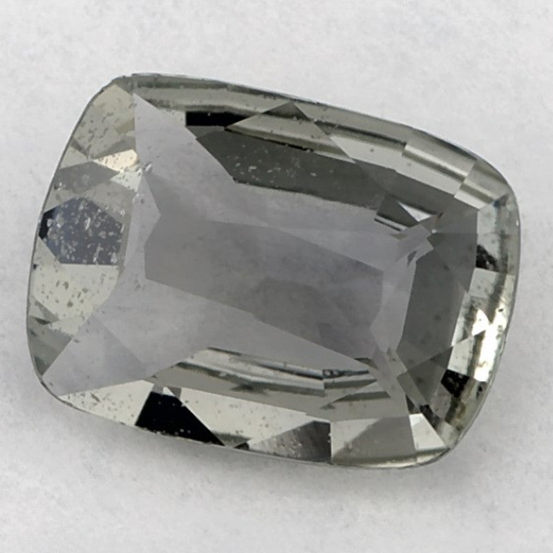 1.37 Carat Cushion Natural Green Sapphire