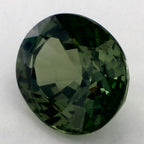 3.62 Carat Oval Natural Green Sapphire