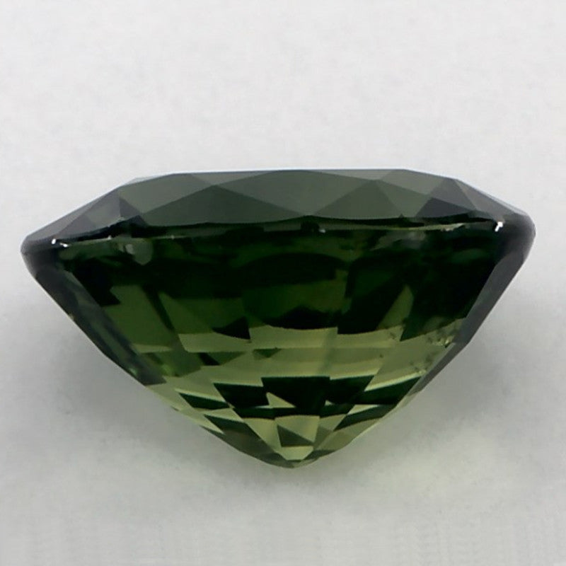 3.62 Carat Oval Natural Green Sapphire