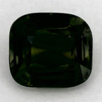 1.28 Carat Cushion Natural Green Sapphire