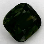1.28 Carat Cushion Natural Green Sapphire