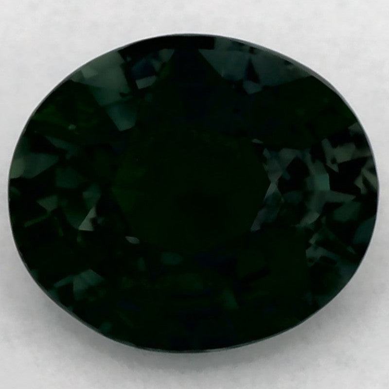 1.00 Carat Oval Natural Green Sapphire