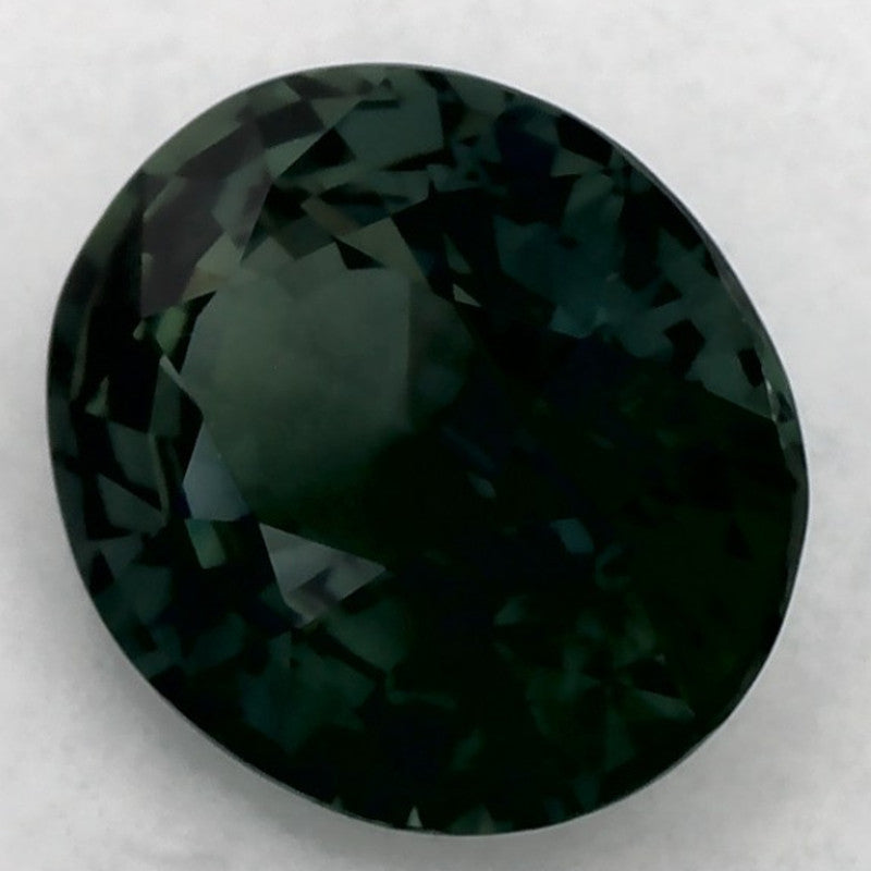 1.00 Carat Oval Natural Green Sapphire