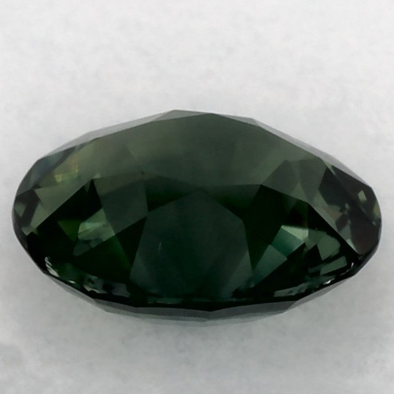 1.00 Carat Oval Natural Green Sapphire