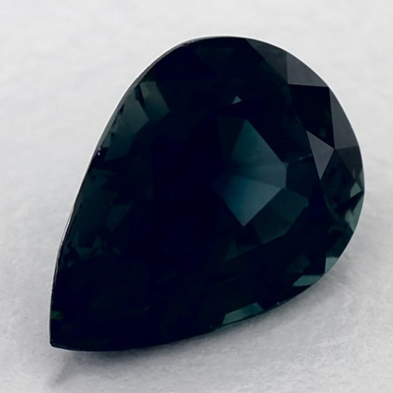2.14 Carat Pear Natural Blue Sapphire