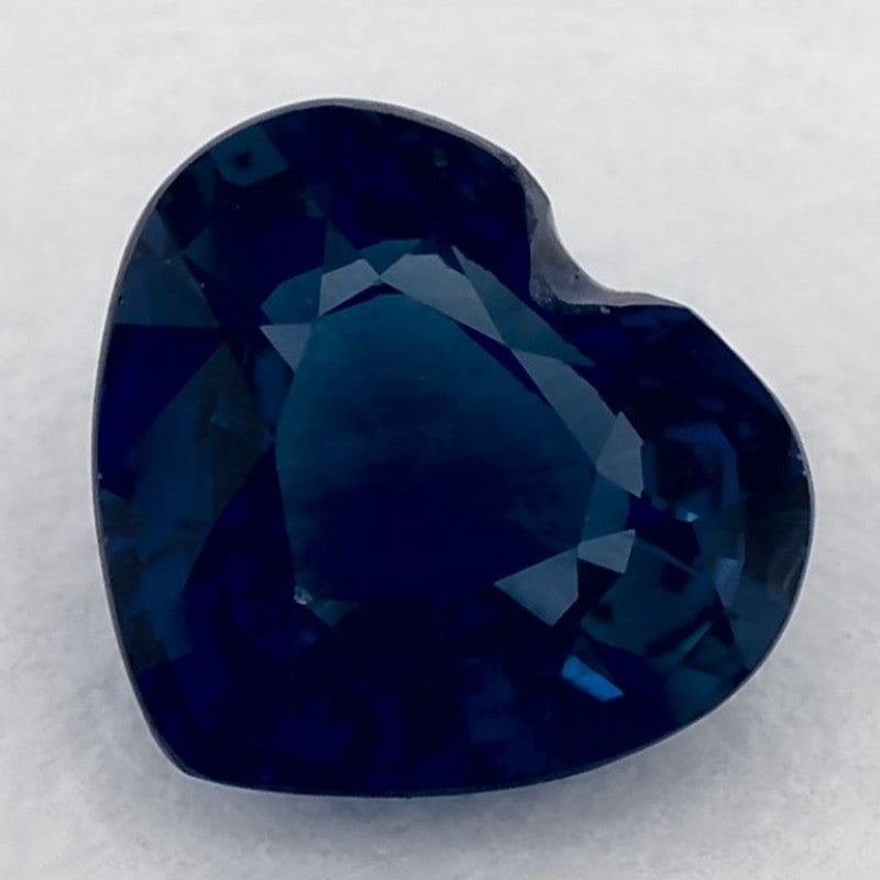 1.06 Carat Heart Natural Blue Sapphire
