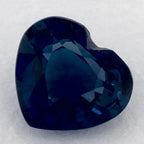1.06 Carat Heart Natural Blue Sapphire