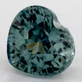 1.68 Carat Heart Natural Green Sapphire