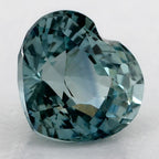 1.68 Carat Heart Natural Green Sapphire