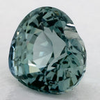 1.68 Carat Heart Natural Green Sapphire