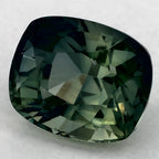 2.40 Carat Cushion Natural Green Sapphire