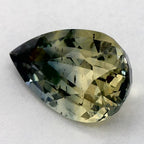 2.69 Carat Pear Natural Green Sapphire