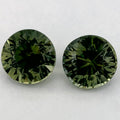 2.74 Carat Round Natural Green Sapphire