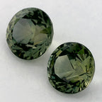 2.74 Carat Round Natural Green Sapphire