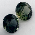 2.17 Carat Round Natural Green Sapphire