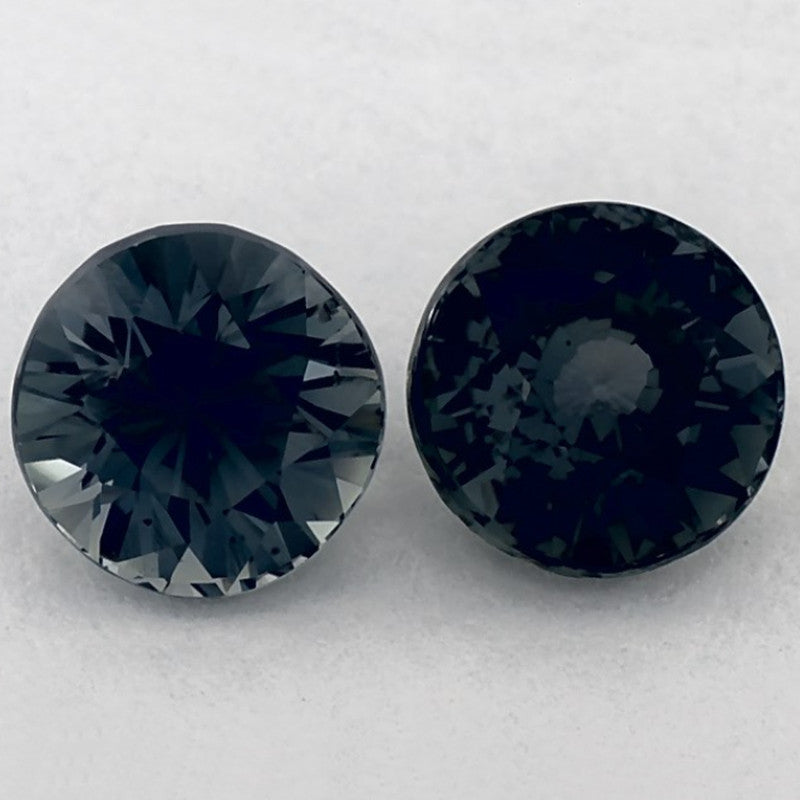 2.06 Carat Round Natural Green Sapphire